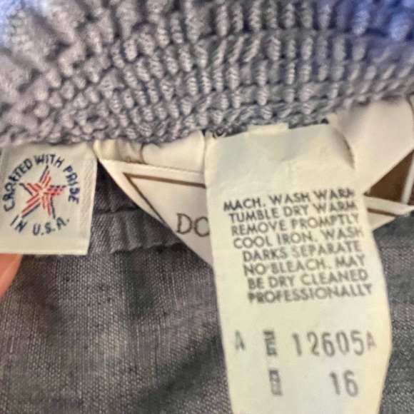 Vintage Maxi Skirt  Blue 16 prairie cottagecore garden modern M/L - Picture 4 of 6